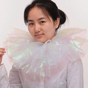 Renaissance Mesh Clown Collar